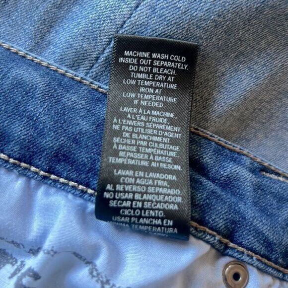 Kenneth Cole Raw Hem "Jess" Distressed Skinny Jean 12 - Picture 13 of 16